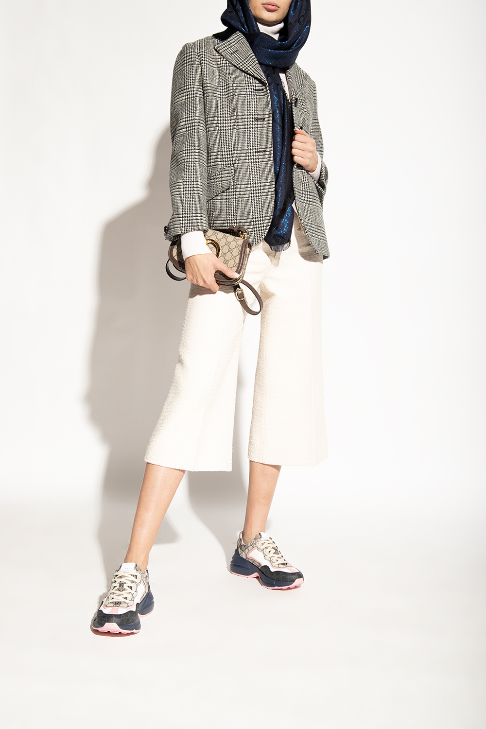 Gucci Beverly Hills cherries intarsia-knit top - Multicolour